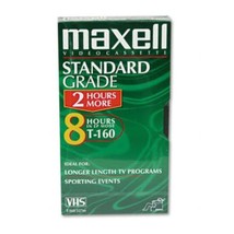 Maxell 213010 160 Minute Gx Silver Video Tape - £16.39 GBP