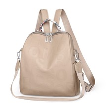 New Women Ribbon Backpa Designer High Quality Soft Leather Letters Back Bag  Fem - £28.89 GBP