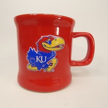 Kansas Jayhawks Coffee Mug University Sports KU Logo Red Blue FIK36 - $14.00