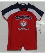 Genuine Merchandise KT1C29 MLB Licensed Texas Rangers 3 6 Month Red Jumper - £14.93 GBP