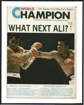 1977 Jan. Issue of Champion World Magazine With MUHAMMAD ALI - 8" x 10" Photo - $20.00