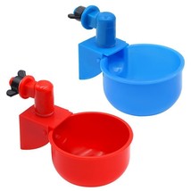 Automatic Chicken Duck Water Drinker Bowl Kit Farm Coop Poultry Drinking... - $16.51+