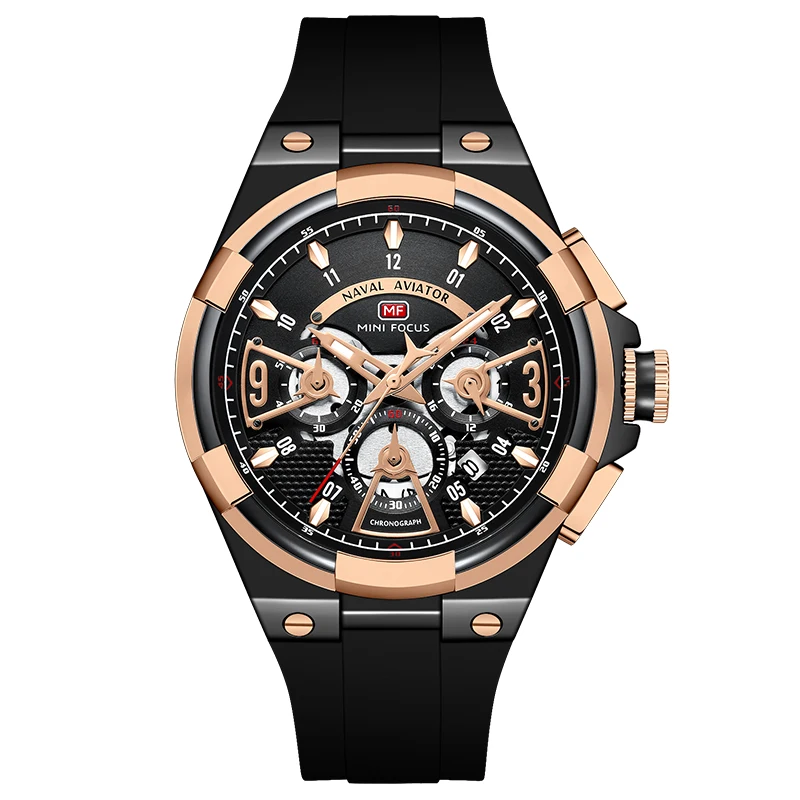 Multifunction Quartz Watches for Men Top Brand Luxury Silicone Sport Wri... - $48.51