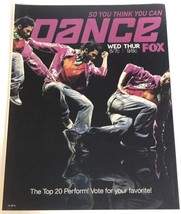 So You Think You Can Dance Magazine Pinup Picture Print Ad - £3.90 GBP