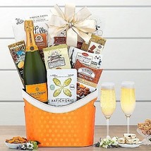 Elegant Expressions: Veuve Clicquot Champagne Gift Basket - $377.28