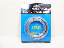 Galvanized Wire Steel 20 18 Gauge 150 Feet All Purpose Rolls Arts & Crafts 1pc - £6.14 GBP