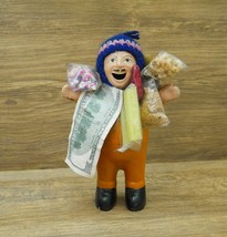 Vintage Handmade Ekeko Doll | God of Abundance Prosperity Good Luck Figu... - €27,97 EUR