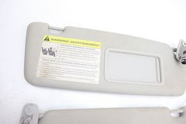 06-13 AUDI A3 8P HATCHBACK LEFT DRIVER & RIGHT PASSENGER SUN VISORS PAIR E2027 image 3