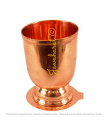 Copper Plain Design Wine Glass Tumbler with Bottom Coaster 450 ML - $643.38 MXN