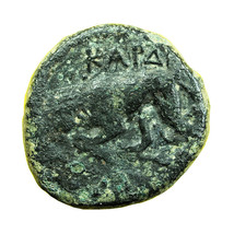 Ancient Greek Coin Kardia Thrace AE20mm Persephone / Lion Very Rare 00923 - $35.99
