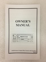 Chrysler Dodge Jeep RAZ CD Cassette radio (square style) user Owner&#39;s Ma... - $130.47 MXN