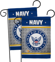 US Navy - Impressions Decorative 2 pcs Garden Flags Pack GP108422-BOAE - £28.10 GBP