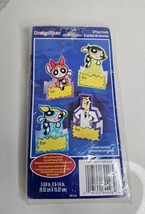 DesignWare Powerpuff Girls 8 Place Cards Standing 3D Cardstock New 90&#39;s Party - £11.89 GBP
