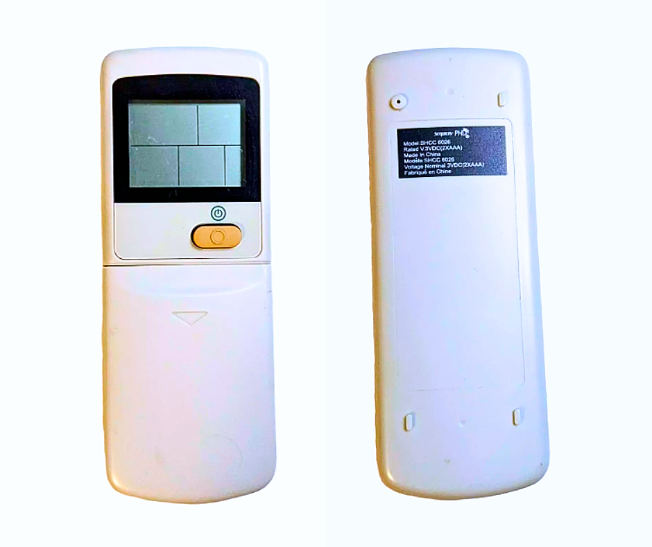 1x REMOTE CONTROL SHCC 6026 FOR DANBY Phd DHCC 6020 PORTABLE AC AIR CONDITIONER  			