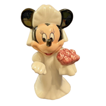 Disney&#39;s MINNIE Bride Salt and pepper shaker Pepper Replacement 4&quot; Mickey - $13.09
