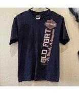 Harley-Davidson Old Fort T Shirt Biker Moto Bikercore - $33.63 CAD