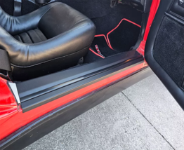 1978-1982 C3 CORVETTE DOOR SILLS TEXTURED BLACK POWDERCOAT 2PC - $215.95