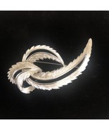 Vintage Sarah Coventry 1960&#39;s Multi Leaf Silver Tone 3&quot; Brooch / Pin - $244.43 MXN