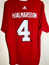 Adidas Nhl T Shirt Chicago Blackhawks Niklas Hjalmarsson Red Sz M - £6.60 GBP