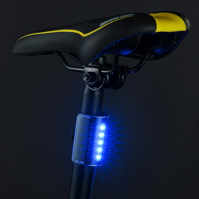 Smart Sensing Bicycle Taillight Waterproof Mtb Rear Tail Light LED USB Rechargea - £94.40 GBP