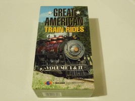 Train VHS    Great American Train Rides  Volume 1 and 2   Pentrex - £9.82 GBP