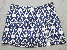 Tommy Hilfiger Skort Womens 12P Multi Printed Lined Flat Front Vented Si... - $432.94 MXN