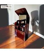 30&#39;s Travel Set For Men Bakelite Leather Case Razor Blade For Beard - $1,263.99 MXN