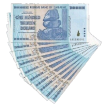 ZIM Zimbabwe 100 Trillion Banknote 10 pcs Note AA/2008, P-91, Uncirculated COA! - £1,480.83 GBP