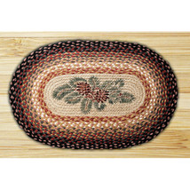 Capitol Importing Pinecone Red Berry - 20 in. x 30 in. Oval Patch - $1,142.33 MXN