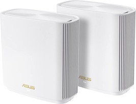 Asus Zenwifi Whole-Home Tri-Band Mesh Wifi 6E System (Et8 2Pk),, Instant Guard - £303.74 GBP