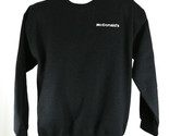 McDONALDS Restaurant Text Logo Employee Uniform Sweatshirt Black Size XL... - $33.68