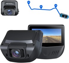 Dash Cam Front and Rear 1080P Dash Camera for Cars Optional GPS 170 Wide... - £44.79 GBP