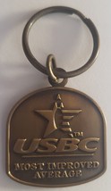 USBC Most Improved Average League Brass Keychain - $9.95
