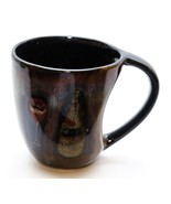 Porcelain Brown Drip Glaze Coffee Mug Tea Cup Design Shape - £9.61 GBP