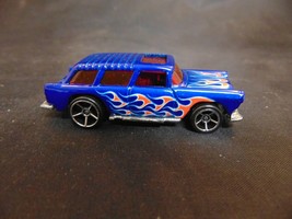 Hot Wheels Blue w/Flames CHEVY NOMAD 1969 Mattel (LOOSE) - $9.90
