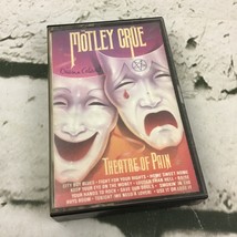 Motley Crue &quot;Theatre Of Pain&quot; Cassette Tape Vintage 1985 Heavy Metal - £11.67 GBP