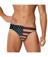 Mondxflaur USA Flag Swim Briefs Sexy Swimming Trunks Quick Dry Soft Athl... - $374.21 MXN