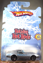 2009 Hot Wheels Holiday Hot Rods &#39;69 CORVETTE Silver w/Chrome 5 Spoke Wheels - £12.21 GBP