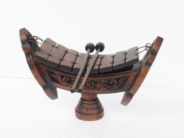 Gabur Thai Traditional Musical Instruments Teakwood Teak Wood, Inch Wood040 - $34.93