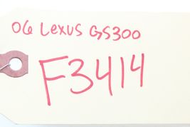 06-11 LEXUS GS300 GS350 Rear Left Driver Side Window Regulator W/ Motor F3414 image 12