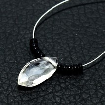 Natural Crystal Quartz Marquise Bead Briolette Loose Gemstone Making Jew... - £2.09 GBP