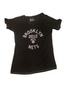 Brooklyn Nets NBA women’s New Black V-neck Size Medium  - £11.04 GBP