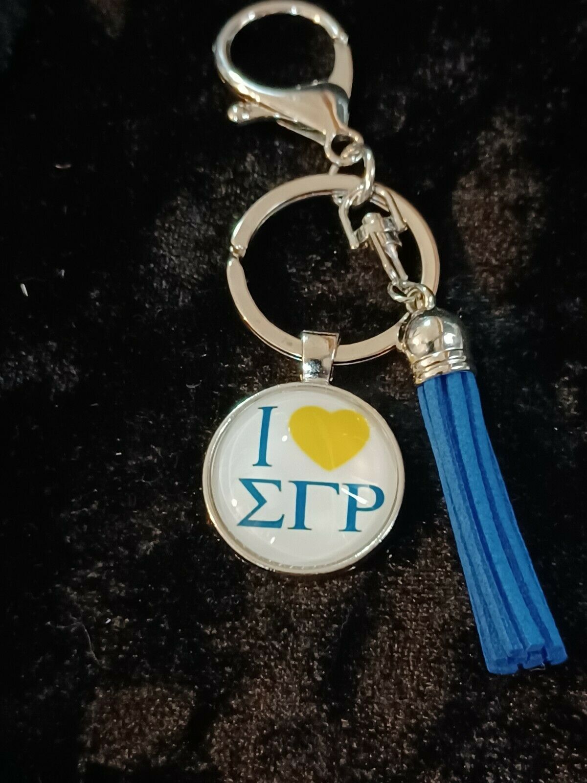 Sigma Gamma Rho Sorority Key Chain  I love Sigma Gamma Rho Key Chain - $9.80