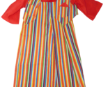Vintage Childs Halloween CLOWN 3 Piece Costume 4-5  - £17.16 GBP
