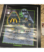 SAM BASS PRINT BILL ELLIOT McDONALDS  &quot;THUNDERBAT&quot;   1995  21&#39; X 28&#39; - $102.30 CAD