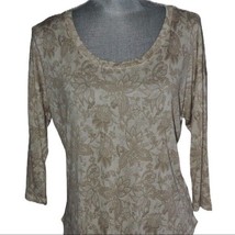One Clothing Juniors Shirt Top Size XS 3/4 Sleeves Floral Print Spring - $19.99