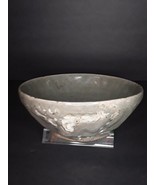 Antique Korean Octagonal celadon bowl with white splash - £347.00 GBP