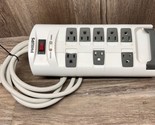 Philips Surge Protector 8 Outlets 6 ft Cord Electric Child Safety SPP322... - £14.78 GBP