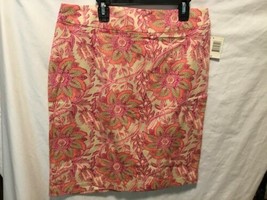 New Jaclyn Smith Womens Sz 8  Floral Print Skirt  - £7.04 GBP