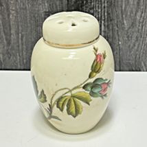 Old Paris Porcelain Potpourri Ginger Jar Moss Rose w Insert - $43.56